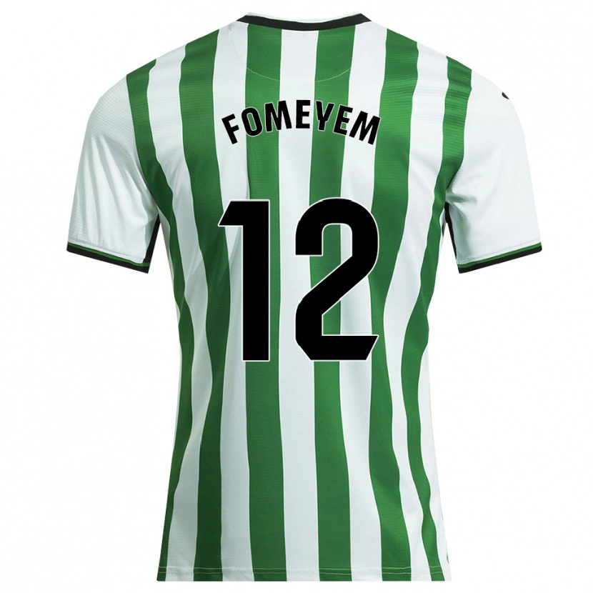 Danxen Herren Franck Fomeyem #12 Weiß Grün Heimtrikot Trikot 2025/26 T-Shirt