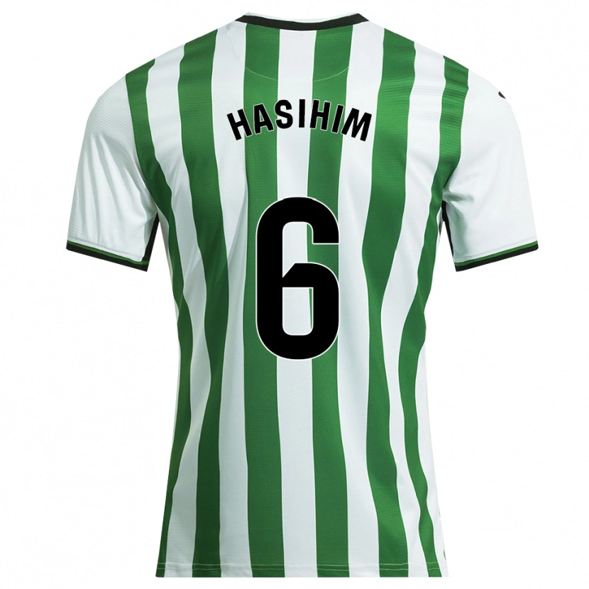 Danxen Herren Hasihim #6 Weiß Grün Heimtrikot Trikot 2025/26 T-Shirt