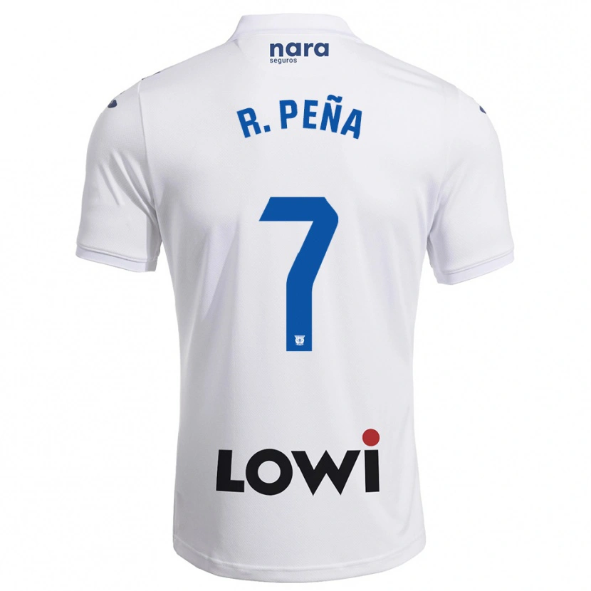 Danxen Herren Rubén Peña #7 Weiß Marine Heimtrikot Trikot 2025/26 T-Shirt
