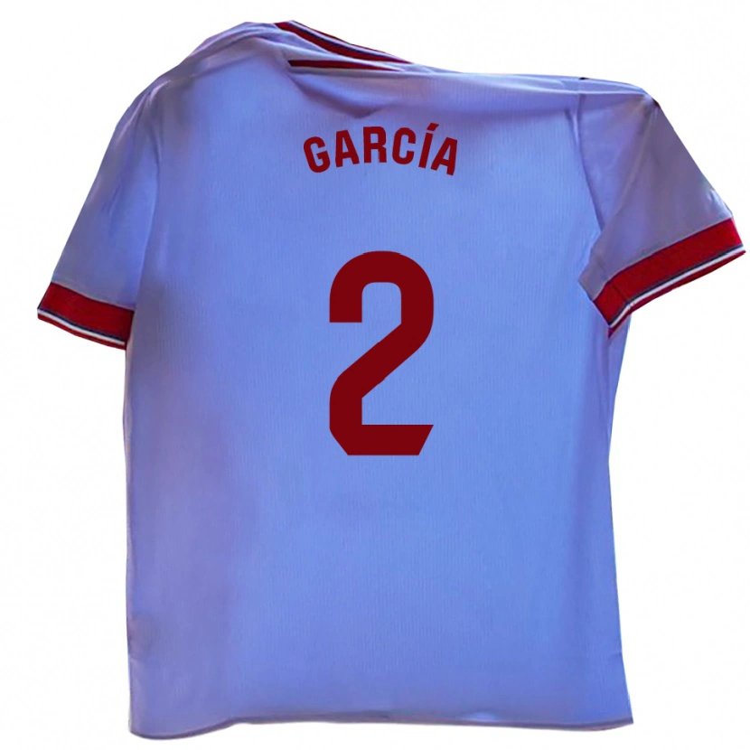 Danxen Herren Víctor García #2 Weiß Rot Heimtrikot Trikot 2025/26 T-Shirt