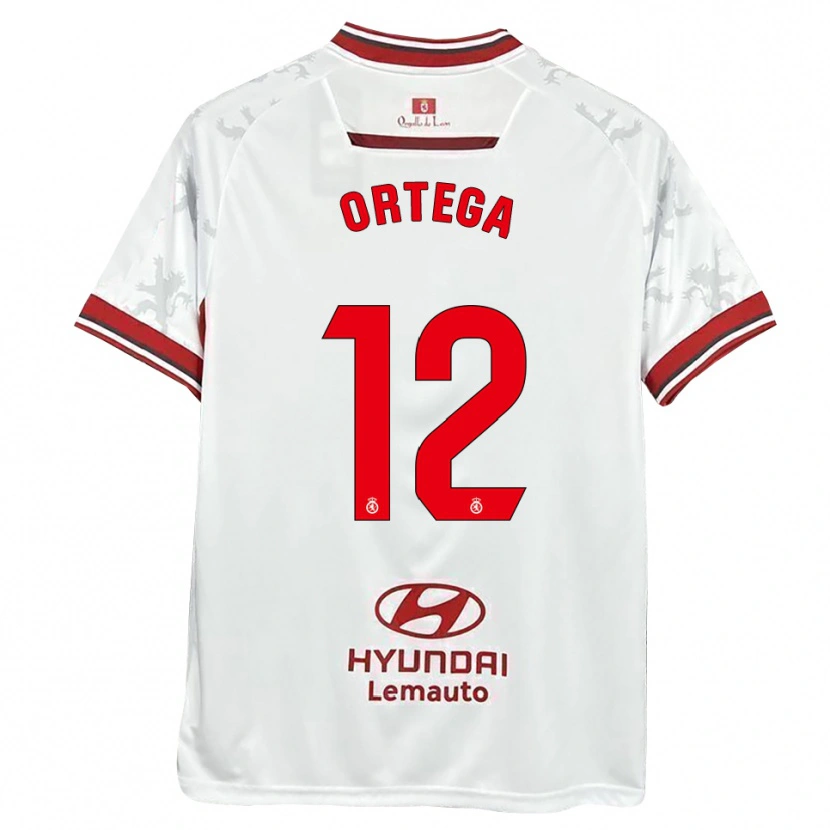 Danxen Herren Guzmán Ortega #12 Weiß Rot Heimtrikot Trikot 2025/26 T-Shirt