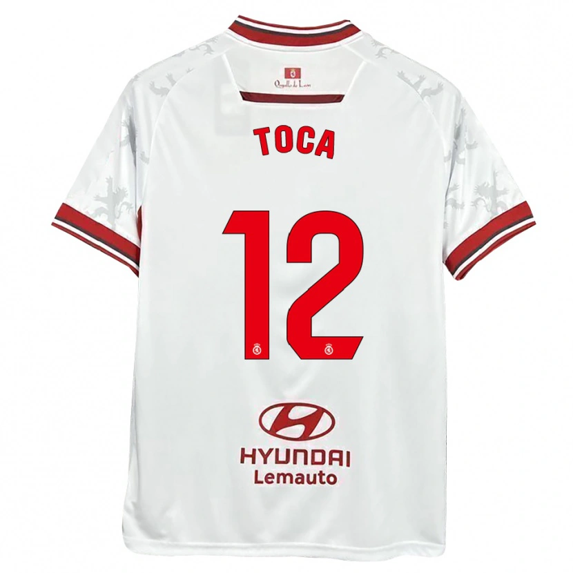 Danxen Herren Nico Toca #12 Weiß Rot Heimtrikot Trikot 2025/26 T-Shirt