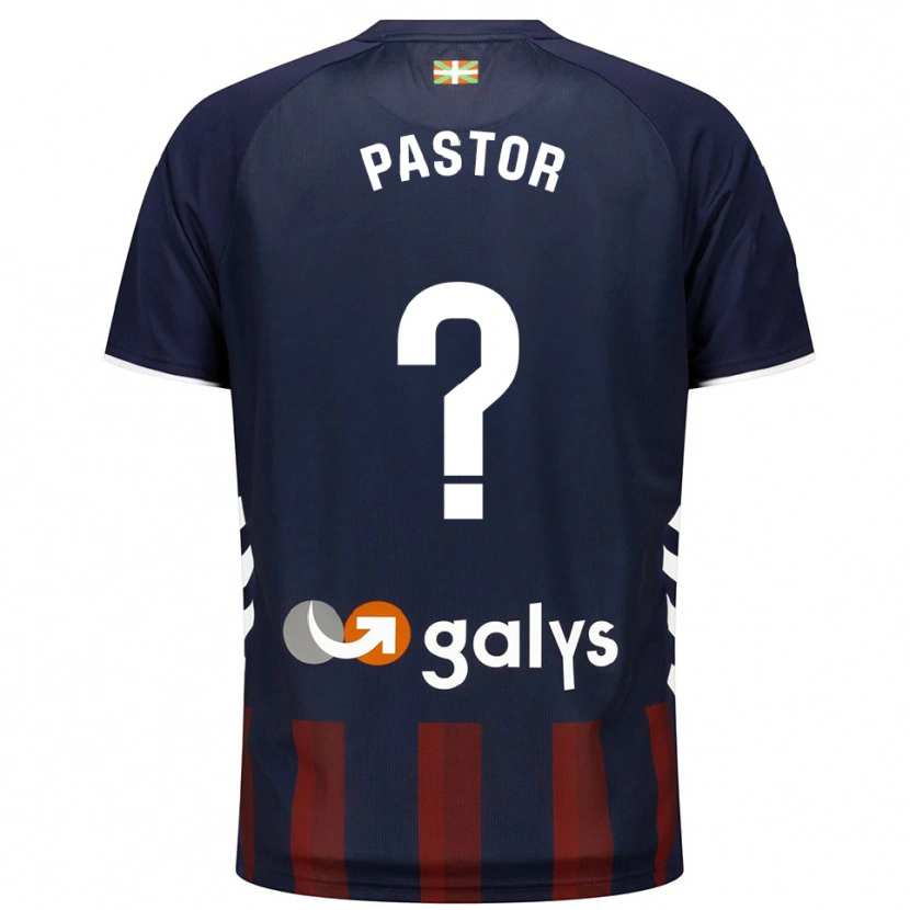 Danxen Herren Xavier Pastor #0 Marine Rot Heimtrikot Trikot 2025/26 T-Shirt