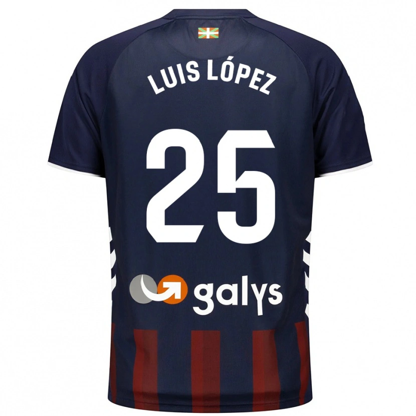 Danxen Herren Luis López #25 Marine Rot Heimtrikot Trikot 2025/26 T-Shirt