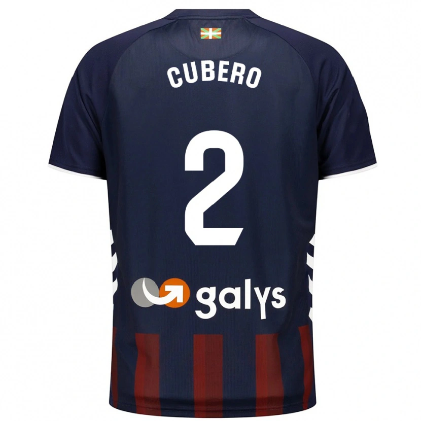Danxen Herren Sergio Cubero #2 Marine Rot Heimtrikot Trikot 2025/26 T-Shirt