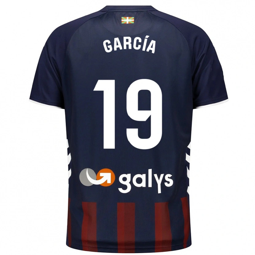 Danxen Herren Hugo García #19 Marine Rot Heimtrikot Trikot 2025/26 T-Shirt