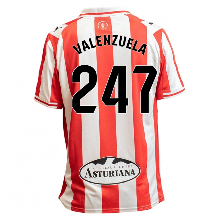Danxen Herren Sebastián Valenzuela #247 Weiß Rot Heimtrikot Trikot 2025/26 T-Shirt