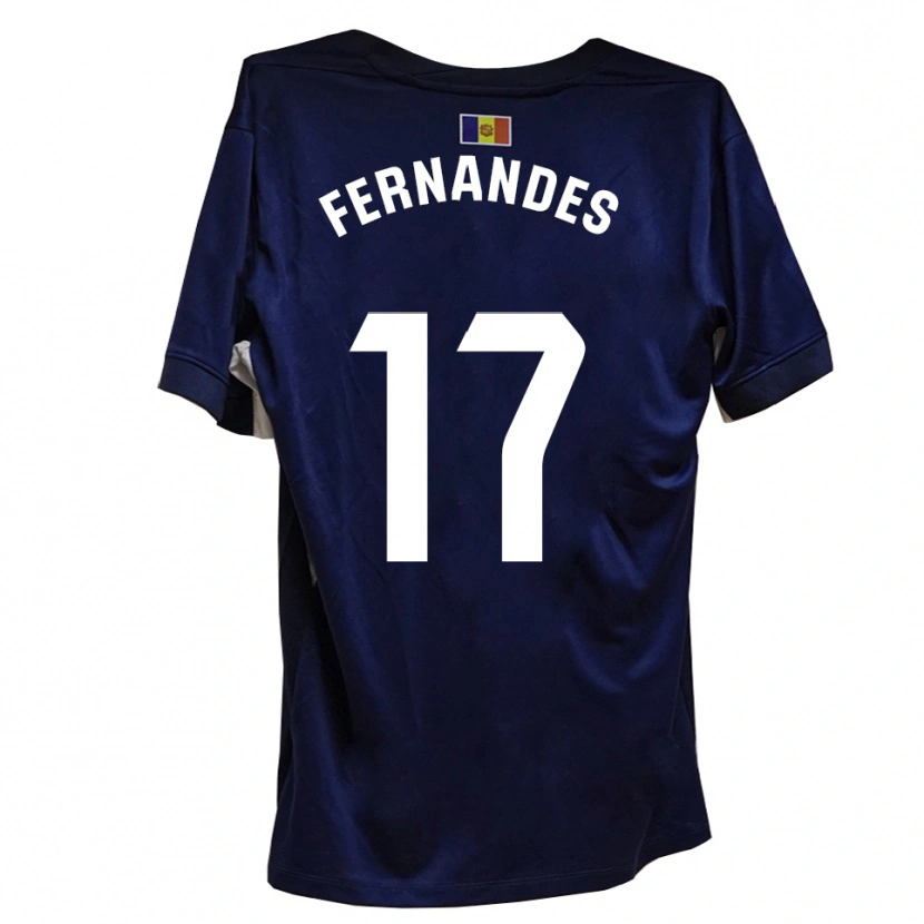 Danxen Herren Saúl Fernandes #17 Marineblau Weiß Heimtrikot Trikot 2025/26 T-Shirt