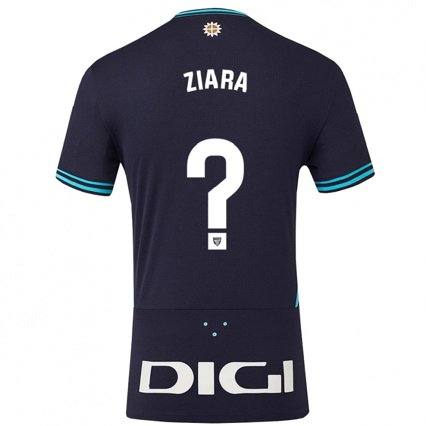 Danxen Herren Ziara Vega Uribarri #0 Marine Himmelblau Auswärtstrikot Trikot 2025/26 T-Shirt