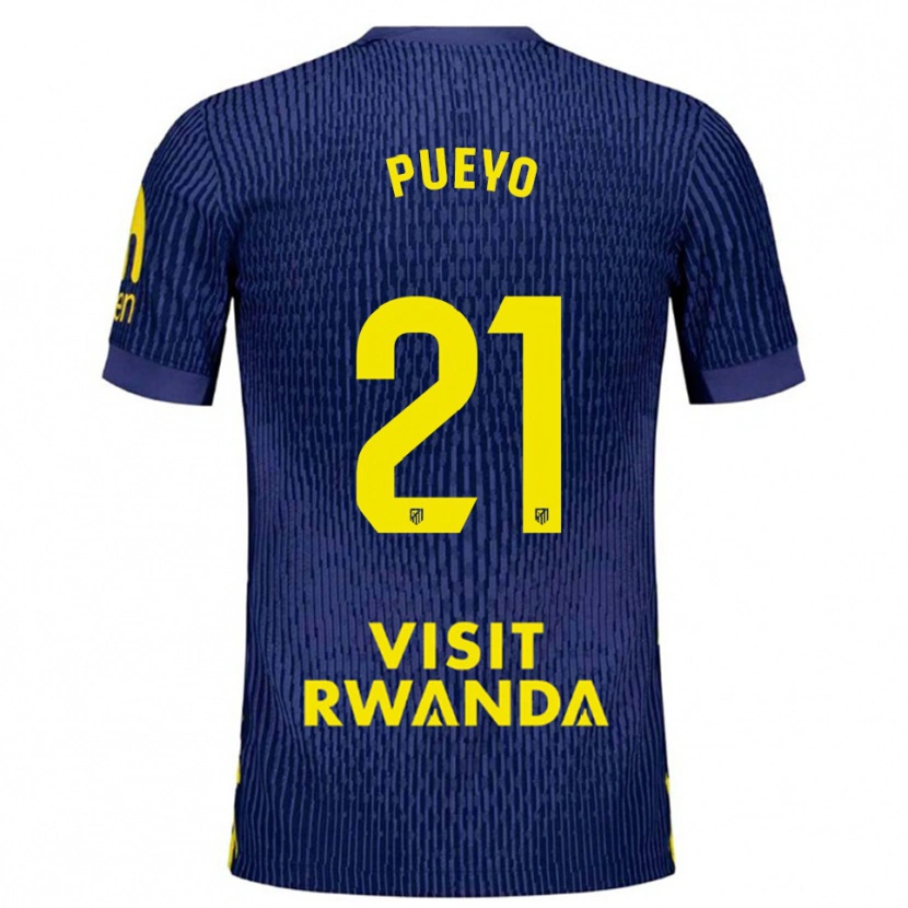 Danxen Herren Jano Monserrate #21 Marine Gelb Auswärtstrikot Trikot 2025/26 T-Shirt