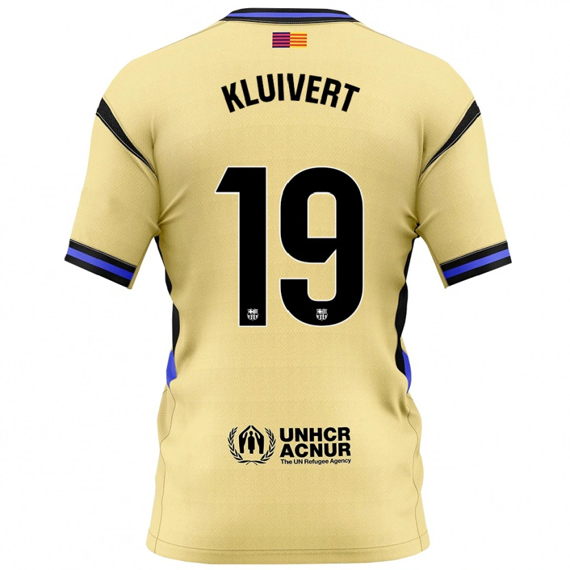 Danxen Herren Shane Kluivert #19 Gelb Schwarz Auswärtstrikot Trikot 2025/26 T-Shirt