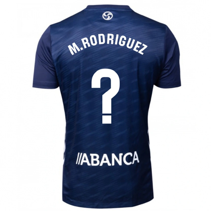 Danxen Herren Manu Rodríguez #0 Marine Weiß Auswärtstrikot Trikot 2025/26 T-Shirt