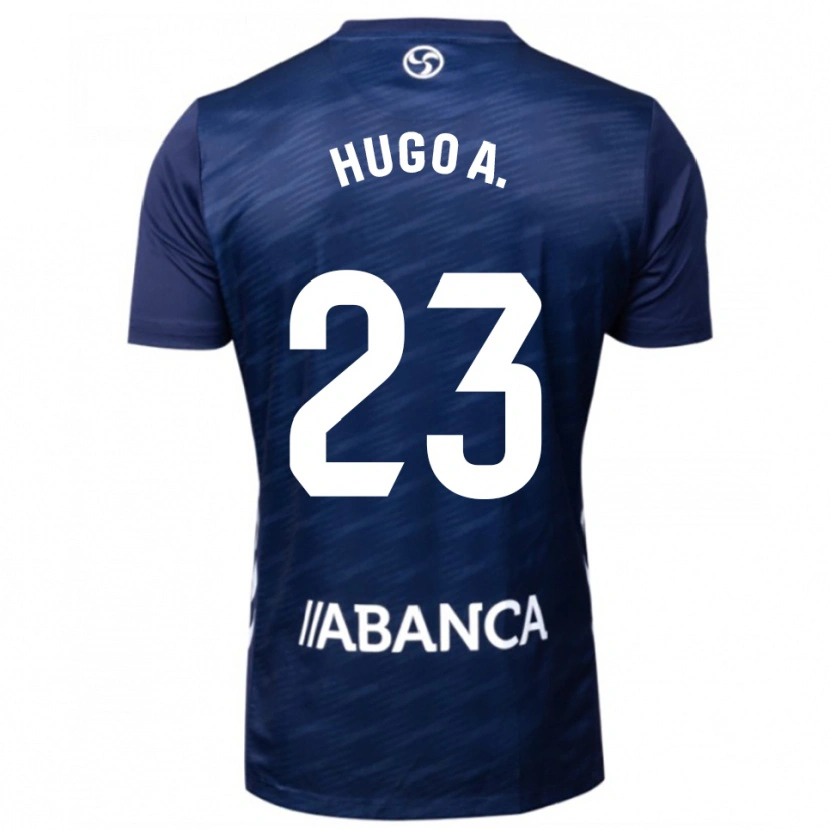 Danxen Herren Hugo Álvarez #23 Marine Weiß Auswärtstrikot Trikot 2025/26 T-Shirt