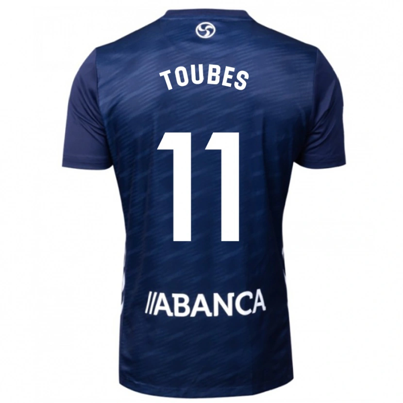 Danxen Herren Ana Toubes #11 Marine Weiß Auswärtstrikot Trikot 2025/26 T-Shirt