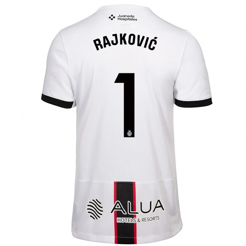 Danxen Herren Predrag Rajkovic #1 Weiß Schwarz Auswärtstrikot Trikot 2025/26 T-Shirt