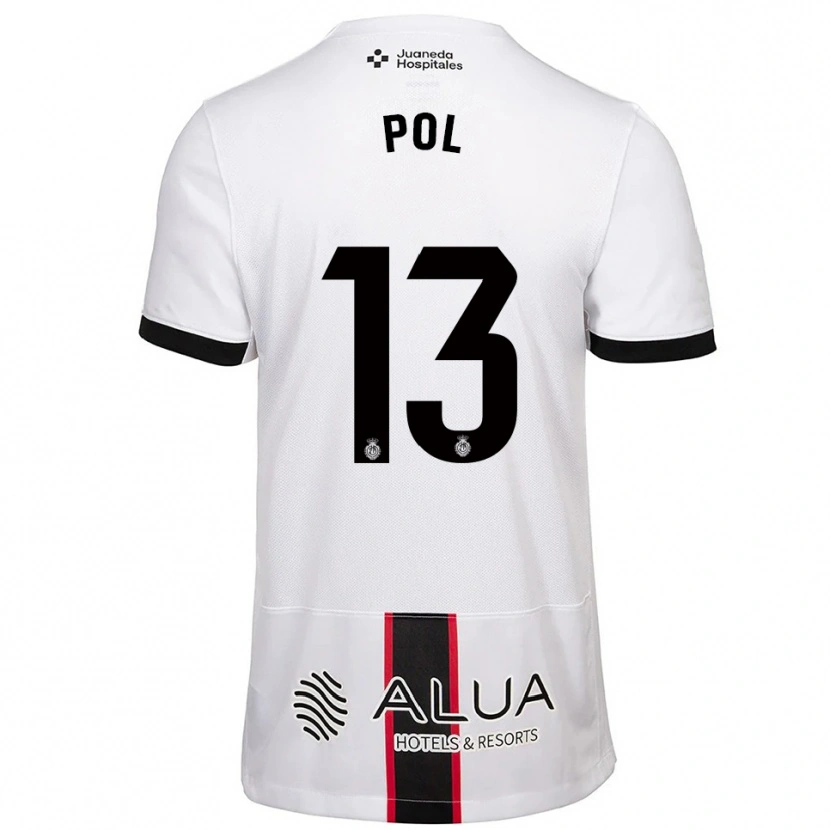 Danxen Herren Joan Pol #13 Weiß Schwarz Auswärtstrikot Trikot 2025/26 T-Shirt