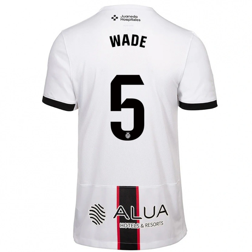 Danxen Herren Sebas Wade #5 Weiß Schwarz Auswärtstrikot Trikot 2025/26 T-Shirt
