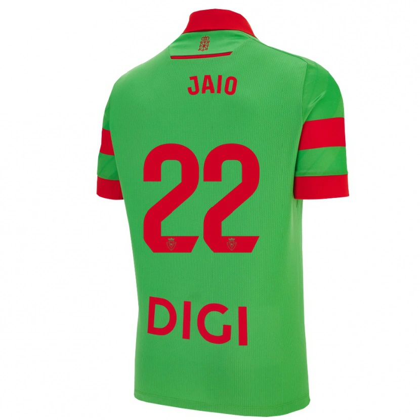Danxen Herren Jaione Larraiotz Senosiain #22 Grün Rot Auswärtstrikot Trikot 2025/26 T-Shirt