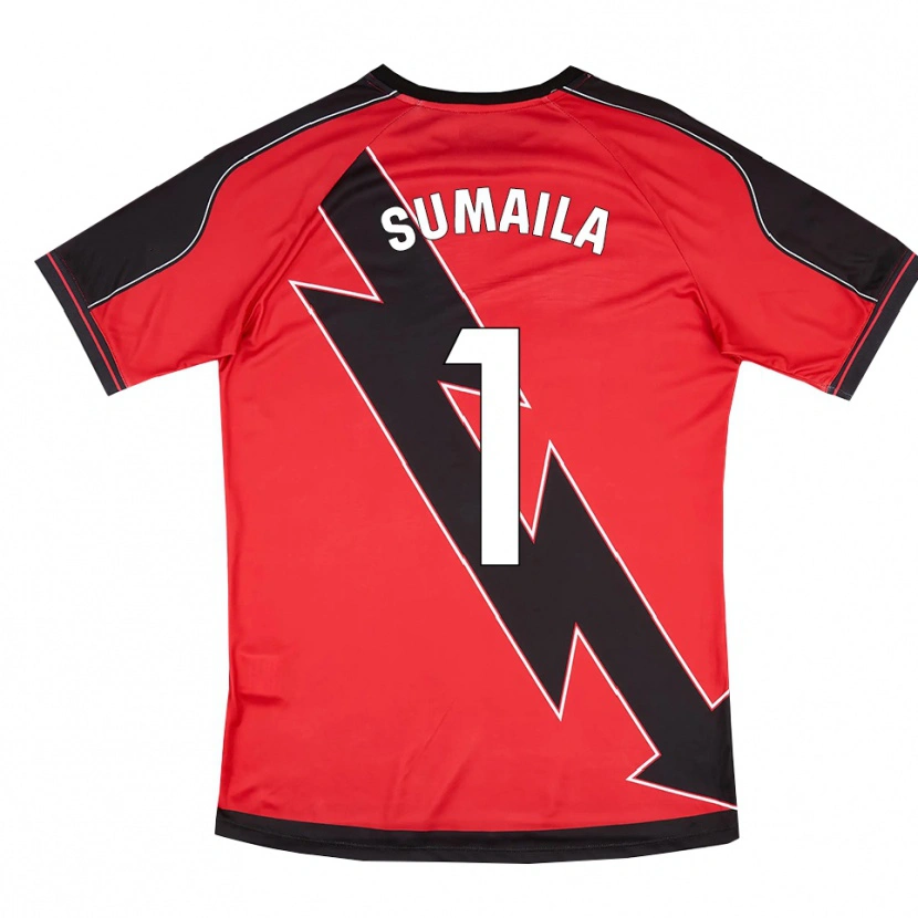 Danxen Herren Sherifatu Sumaila #1 Rot Schwarz Auswärtstrikot Trikot 2025/26 T-Shirt