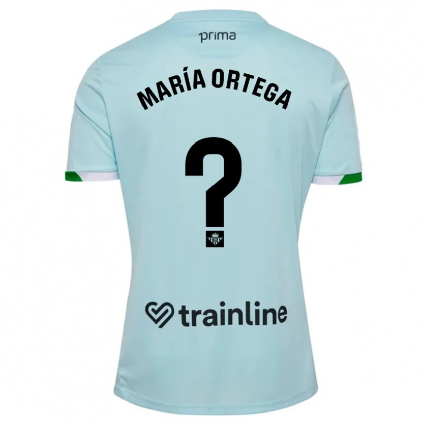 Danxen Herren José María Ortega #0 Himmelblau Grün Auswärtstrikot Trikot 2025/26 T-Shirt