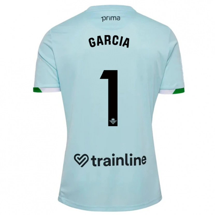 Danxen Herren Germán García #1 Himmelblau Grün Auswärtstrikot Trikot 2025/26 T-Shirt