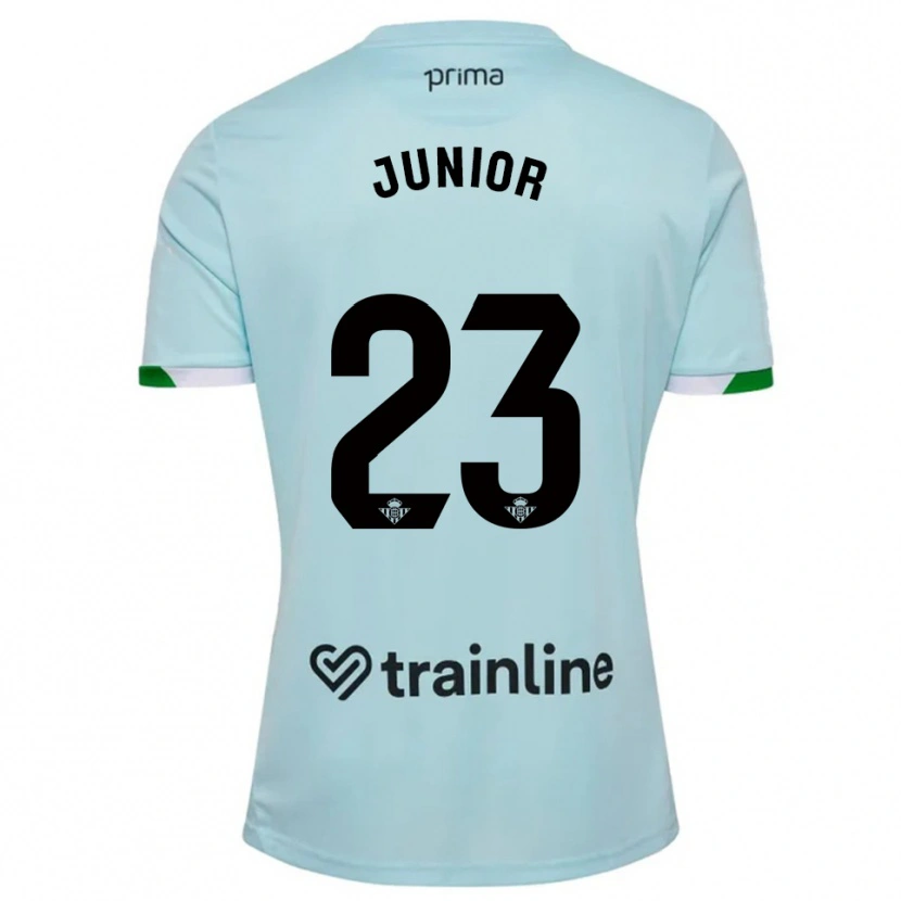 Danxen Herren Junior Firpo #23 Himmelblau Grün Auswärtstrikot Trikot 2025/26 T-Shirt