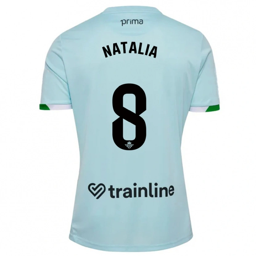 Danxen Herren Natalia Montilla Martinez #8 Himmelblau Grün Auswärtstrikot Trikot 2025/26 T-Shirt