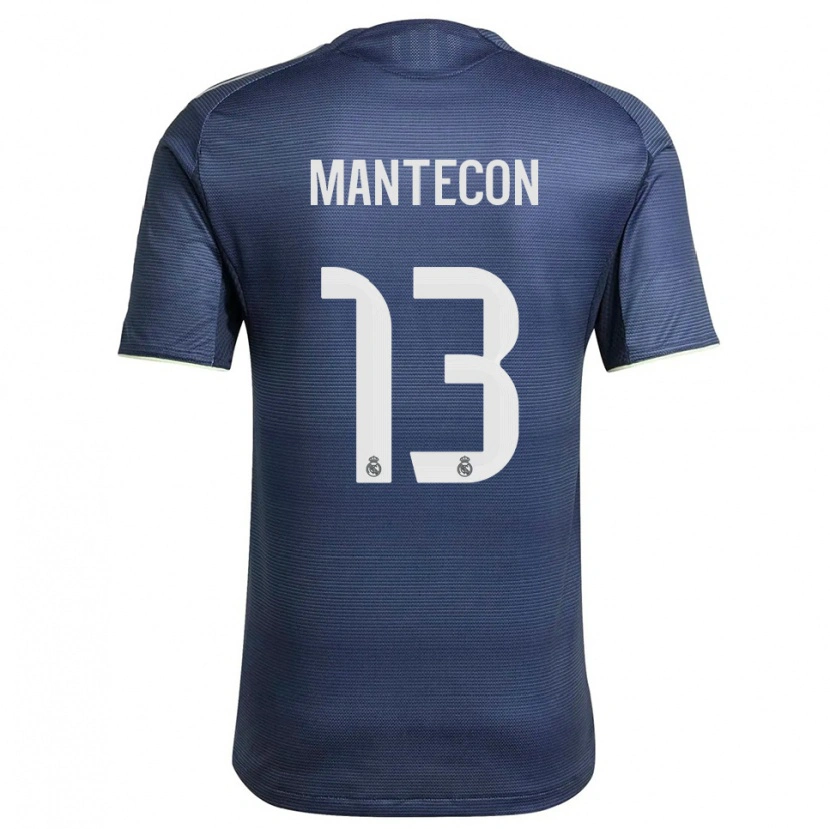 Danxen Herren Hugo Mantecón #13 Marine Silber Auswärtstrikot Trikot 2025/26 T-Shirt