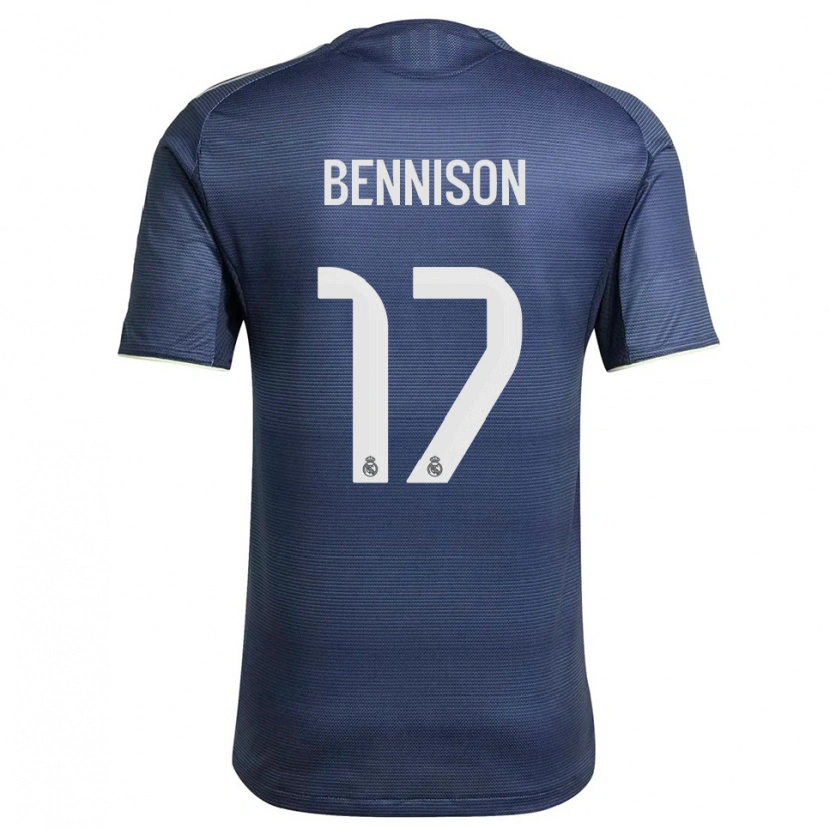Danxen Herren Hanna Bennison #17 Marine Silber Auswärtstrikot Trikot 2025/26 T-Shirt