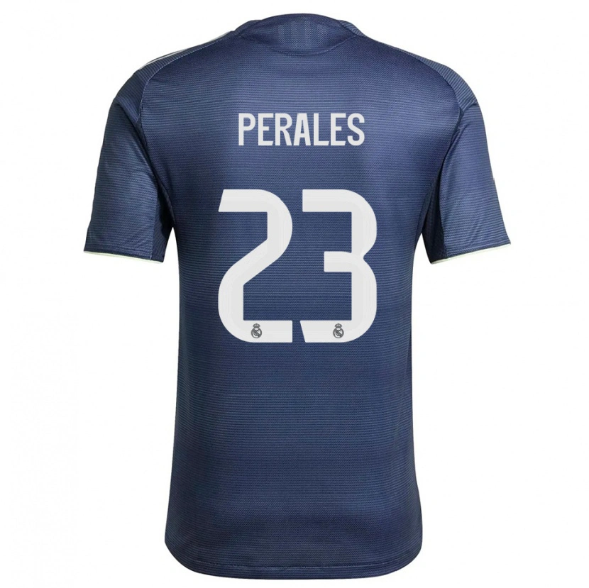 Danxen Herren Miguel Perales #23 Marine Silber Auswärtstrikot Trikot 2025/26 T-Shirt