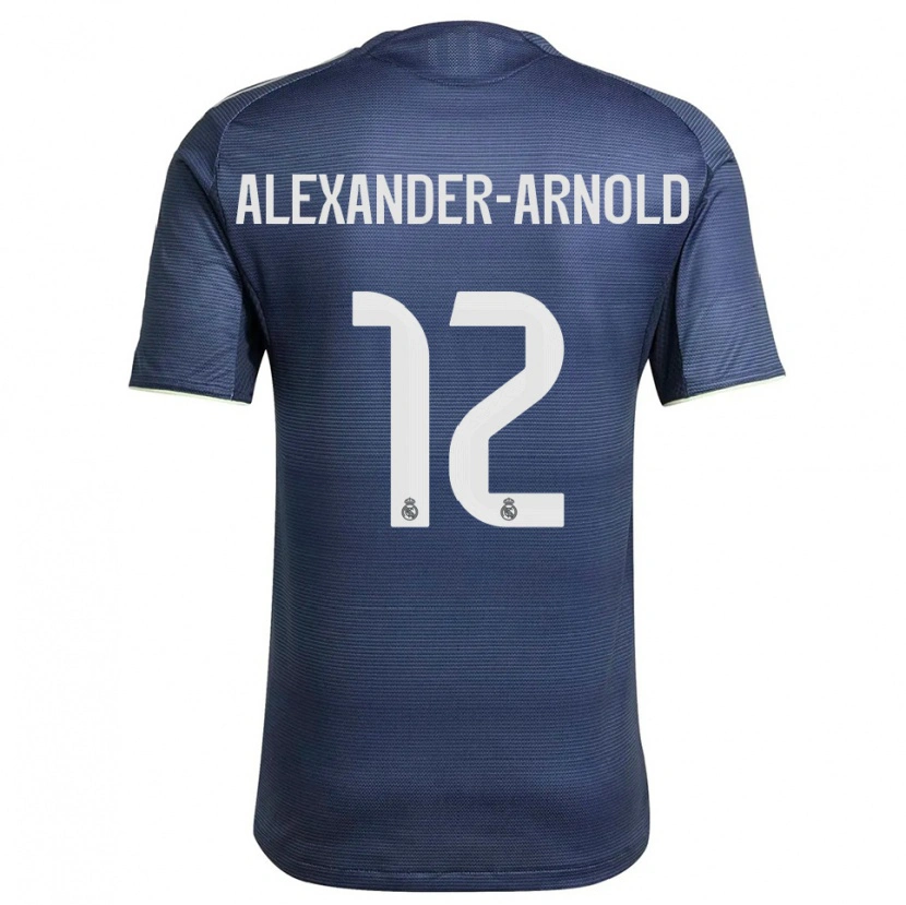 Danxen Herren Trent Alexander-Arnold #12 Marine Silber Auswärtstrikot Trikot 2025/26 T-Shirt