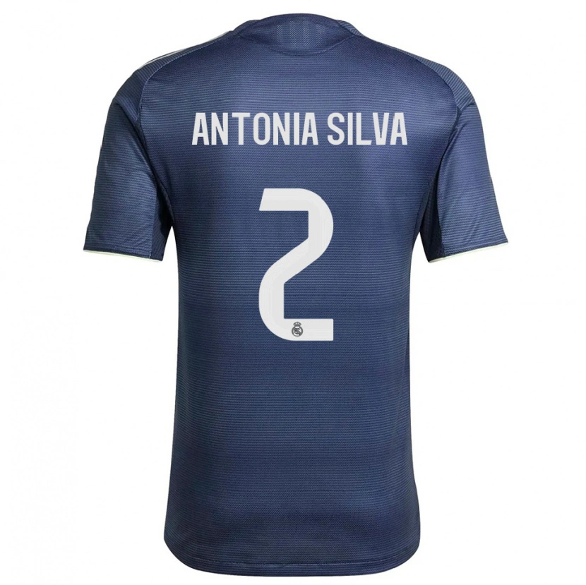Danxen Herren Antônia Silva #2 Marine Silber Auswärtstrikot Trikot 2025/26 T-Shirt