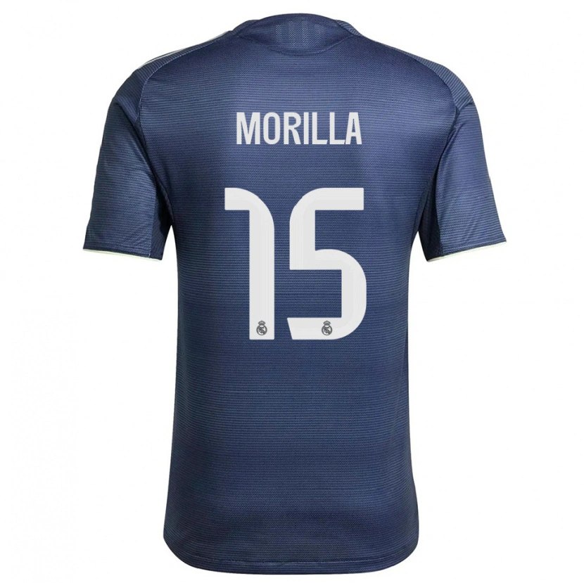 Danxen Herren Jairo Morilla #15 Marine Silber Auswärtstrikot Trikot 2025/26 T-Shirt