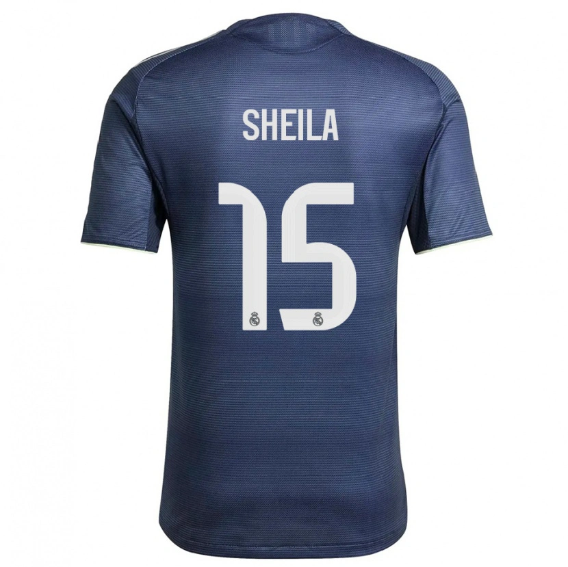 Danxen Herren Sheila García #15 Marine Silber Auswärtstrikot Trikot 2025/26 T-Shirt