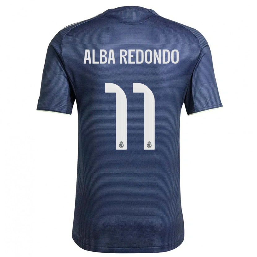 Danxen Herren Alba Redondo #11 Marine Silber Auswärtstrikot Trikot 2025/26 T-Shirt