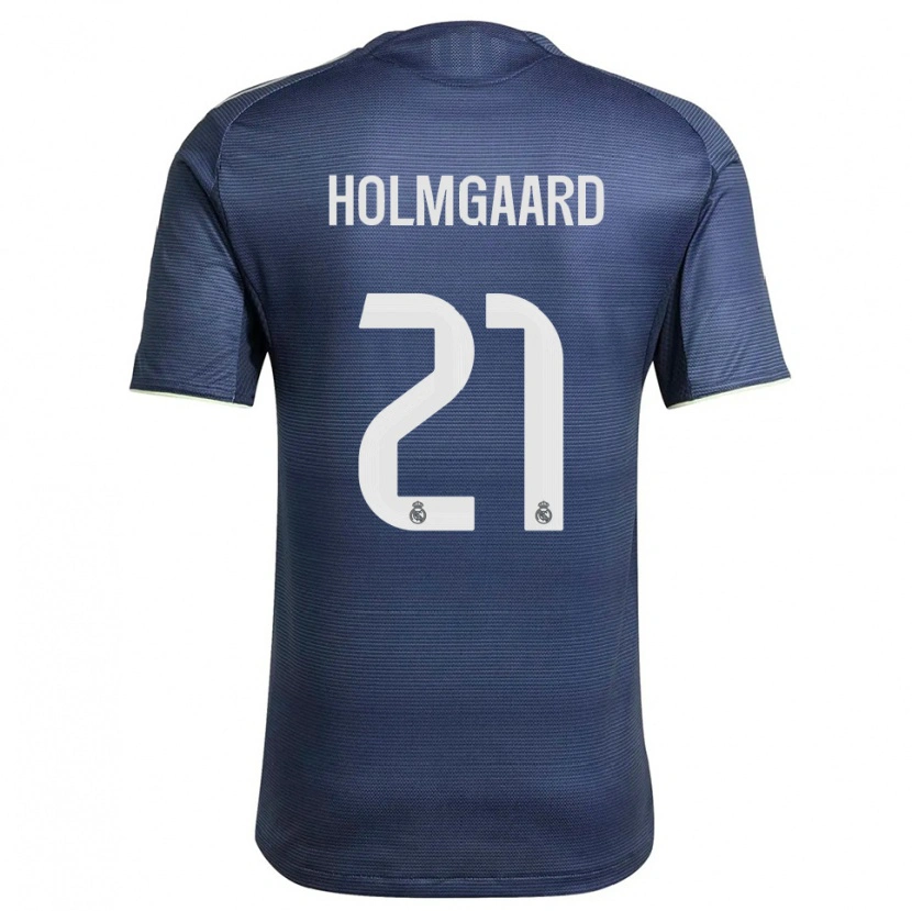 Danxen Herren Sara Rosted Holmgaard #21 Marine Silber Auswärtstrikot Trikot 2025/26 T-Shirt