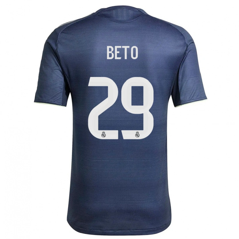 Danxen Herren Beto Martínez #29 Marine Silber Auswärtstrikot Trikot 2025/26 T-Shirt