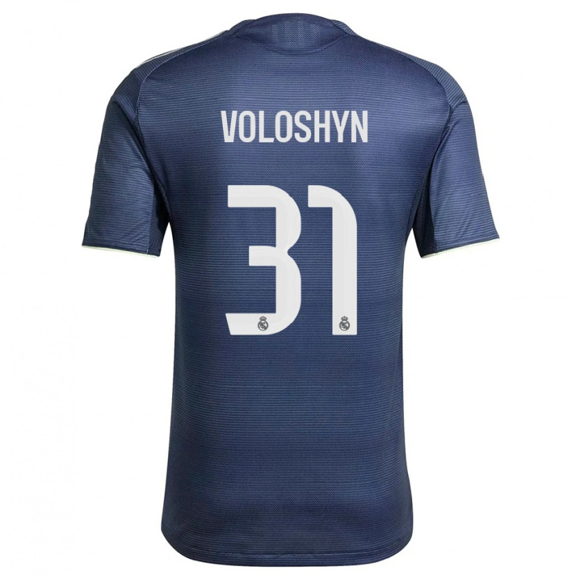 Danxen Herren Ilya Voloshyn #31 Marine Silber Auswärtstrikot Trikot 2025/26 T-Shirt