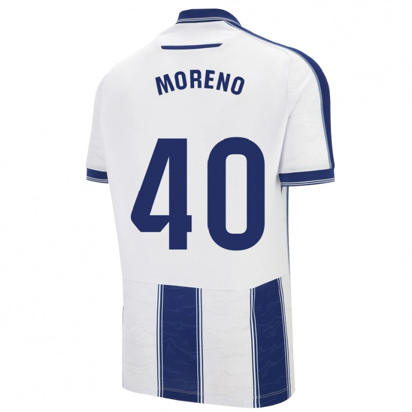 Danxen Herren Matías Moreno #40 Marine Weiß Auswärtstrikot Trikot 2025/26 T-Shirt