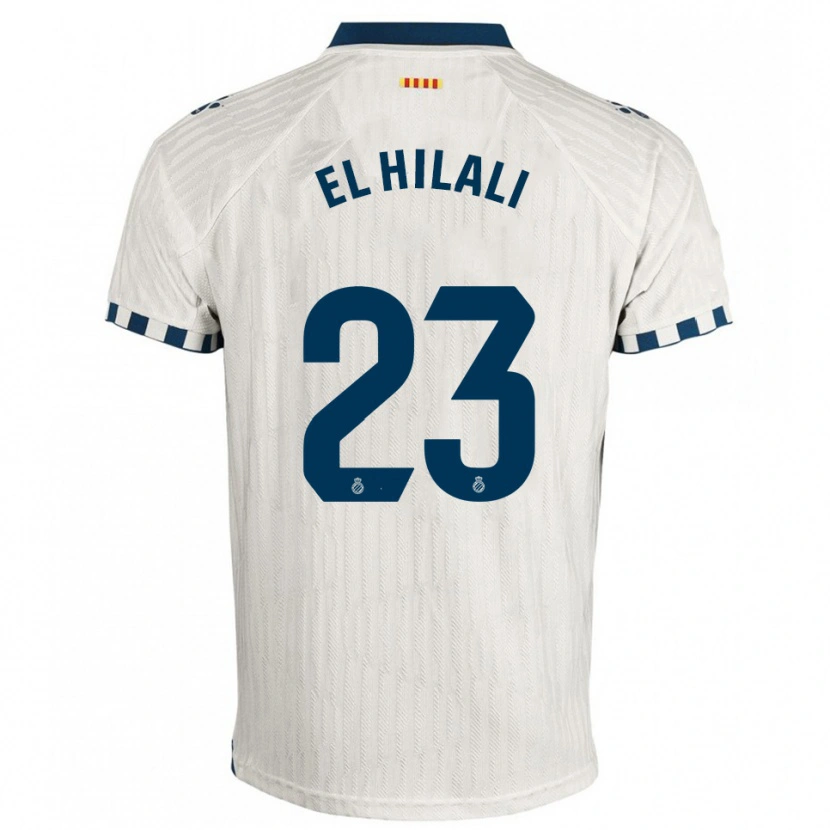 Danxen Herren Omar El Hilali #23 Weiß Blau Auswärtstrikot Trikot 2025/26 T-Shirt