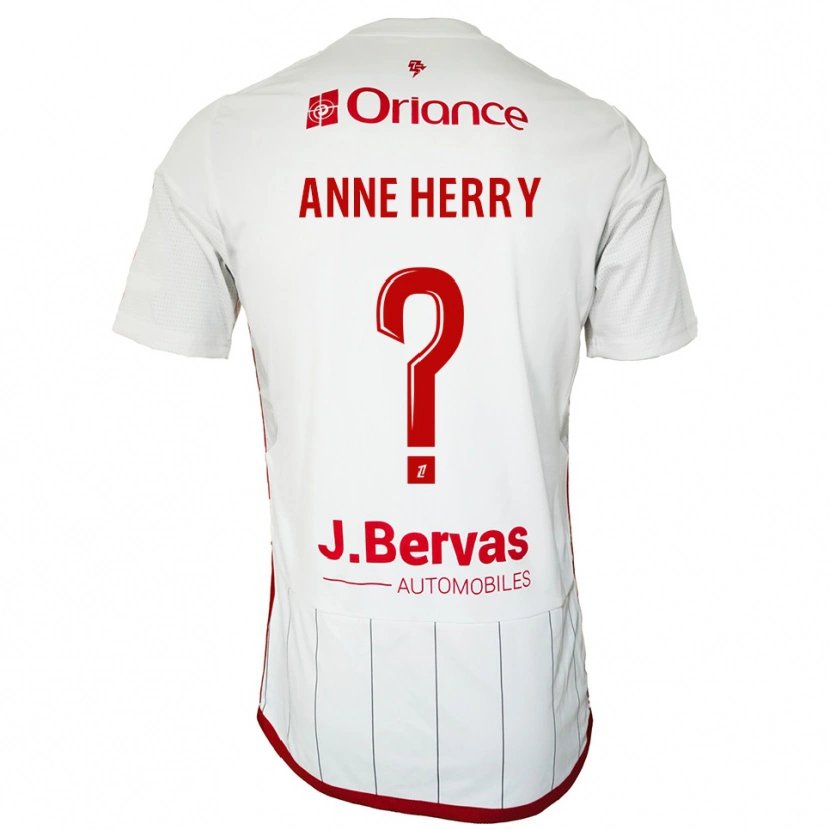 Danxen Herren Lou Anne Herry #0 Weiß Rot Auswärtstrikot Trikot 2025/26 T-Shirt