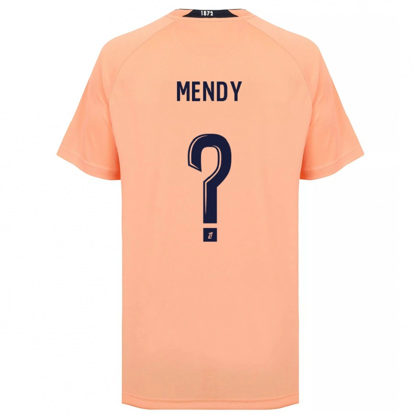 Danxen Herren Dahirs Mendy #0 Orange Marineblau Auswärtstrikot Trikot 2025/26 T-Shirt