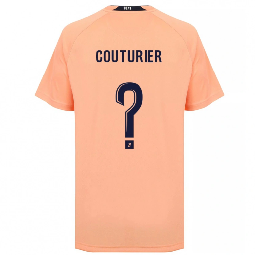 Danxen Herren Enzo Couturier #0 Orange Marineblau Auswärtstrikot Trikot 2025/26 T-Shirt