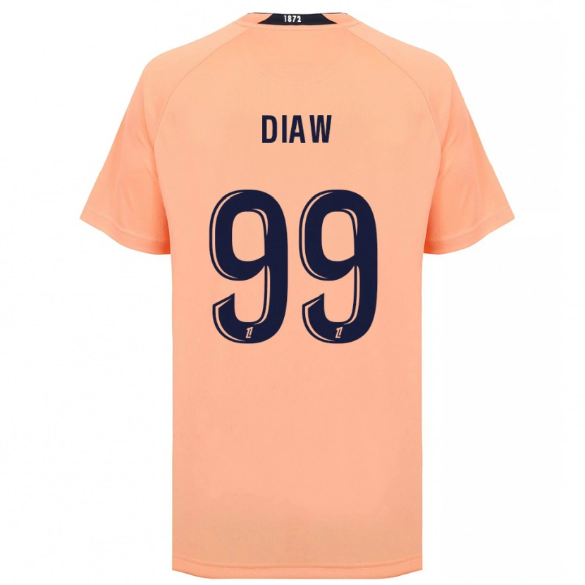 Danxen Herren Mory Diaw #99 Orange Marineblau Auswärtstrikot Trikot 2025/26 T-Shirt