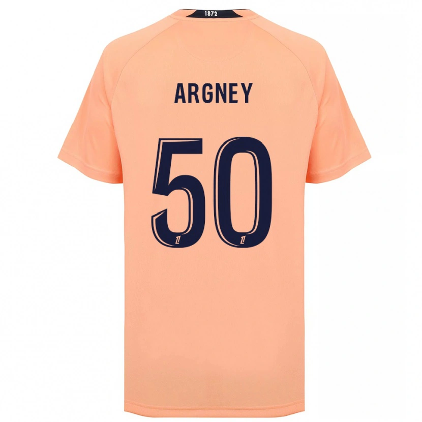 Danxen Herren Paul Argney #50 Orange Marineblau Auswärtstrikot Trikot 2025/26 T-Shirt