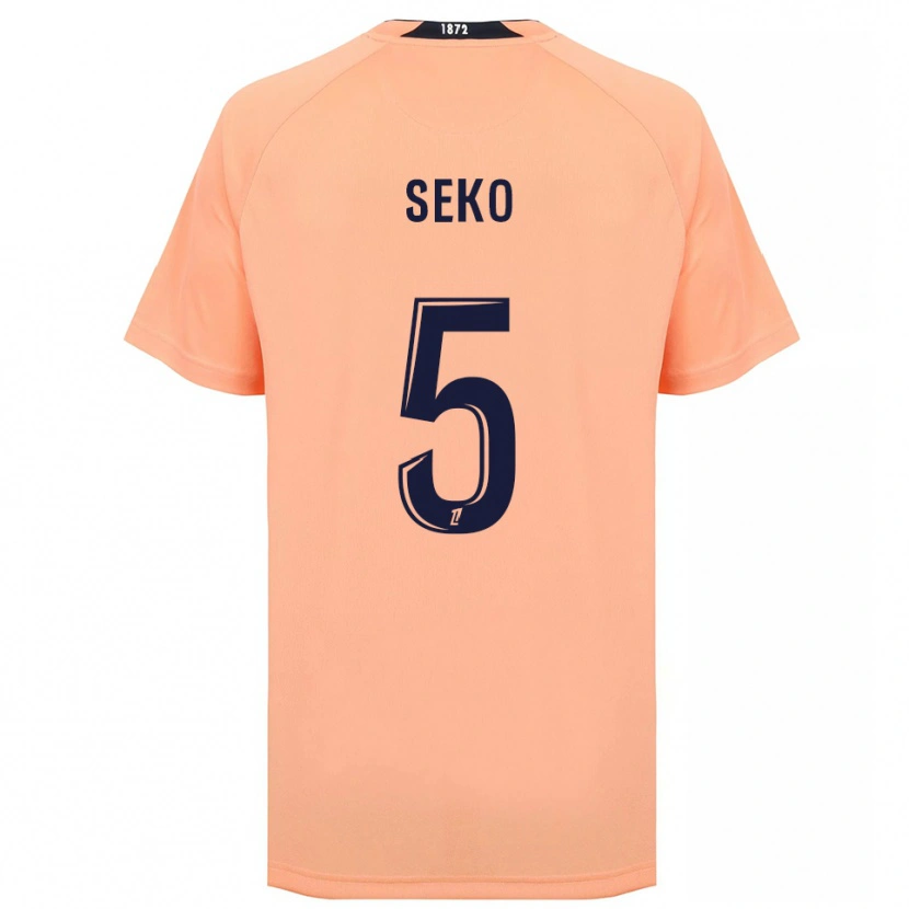 Danxen Herren Ayumu Seko #5 Orange Marineblau Auswärtstrikot Trikot 2025/26 T-Shirt