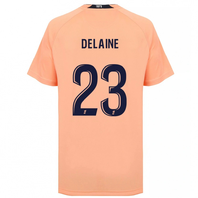 Danxen Herren Thomas Delaine #23 Orange Marineblau Auswärtstrikot Trikot 2025/26 T-Shirt