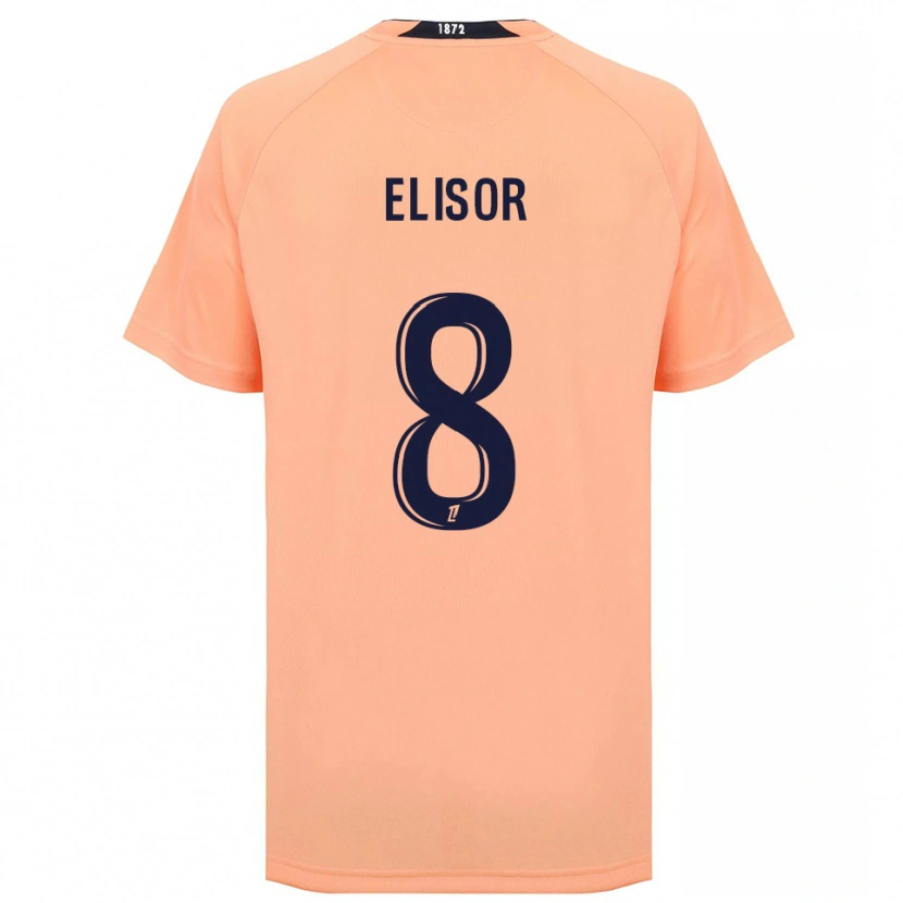 Danxen Herren Salomé Elisor #8 Orange Marineblau Auswärtstrikot Trikot 2025/26 T-Shirt