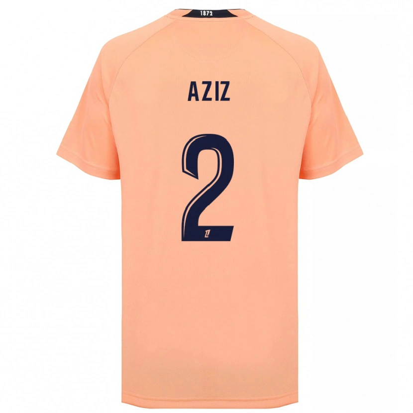 Danxen Herren Hayman Aziz #2 Orange Marineblau Auswärtstrikot Trikot 2025/26 T-Shirt