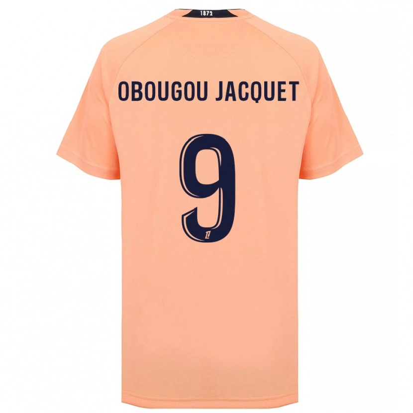 Danxen Herren Noam Obougou #9 Orange Marineblau Auswärtstrikot Trikot 2025/26 T-Shirt